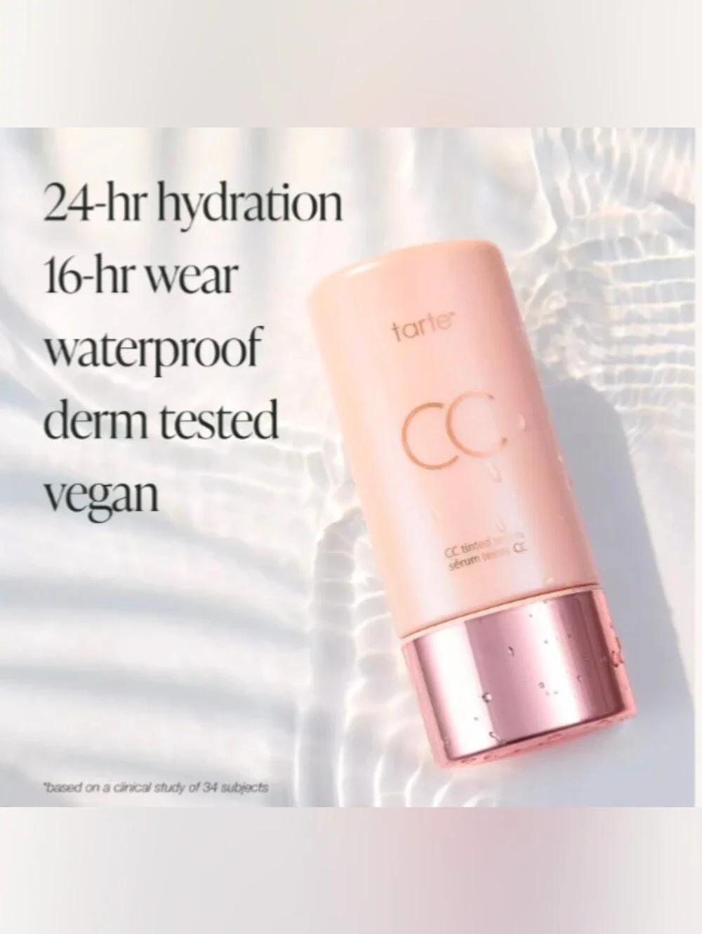 Tarte CC Color-Correcting Tinted Serum- Color: Medium- New In Box